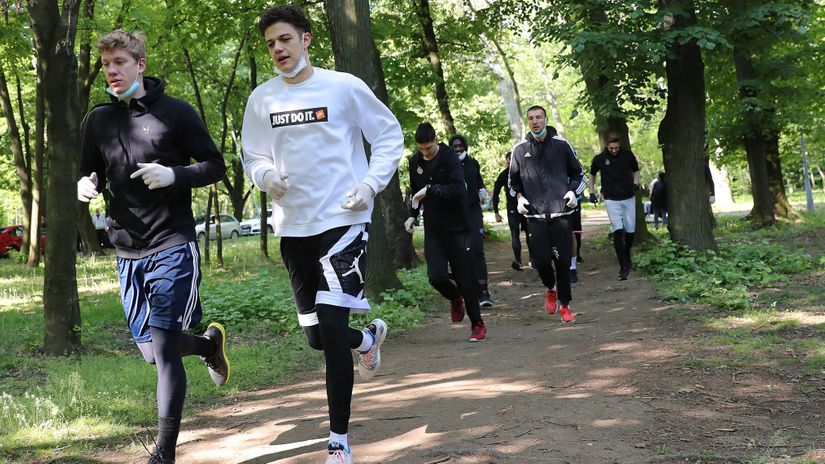 Partizan na treningu ©MN Press