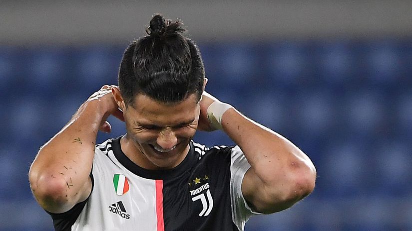 Kristijano Ronaldo po završetku penal serije (©Reuters)