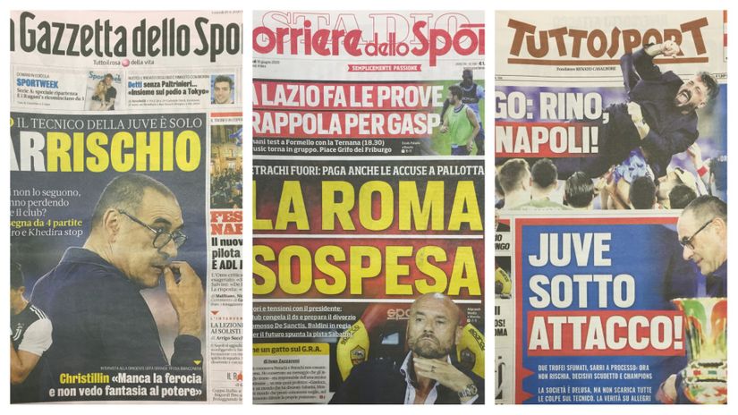 Sari monopolizovao naslovne strane u Italiji