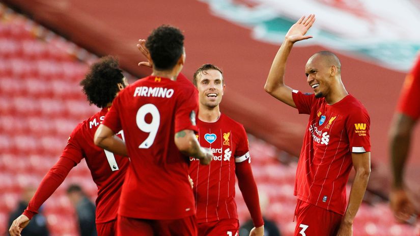 Radost fudbalera Liverpula (©Reuters)