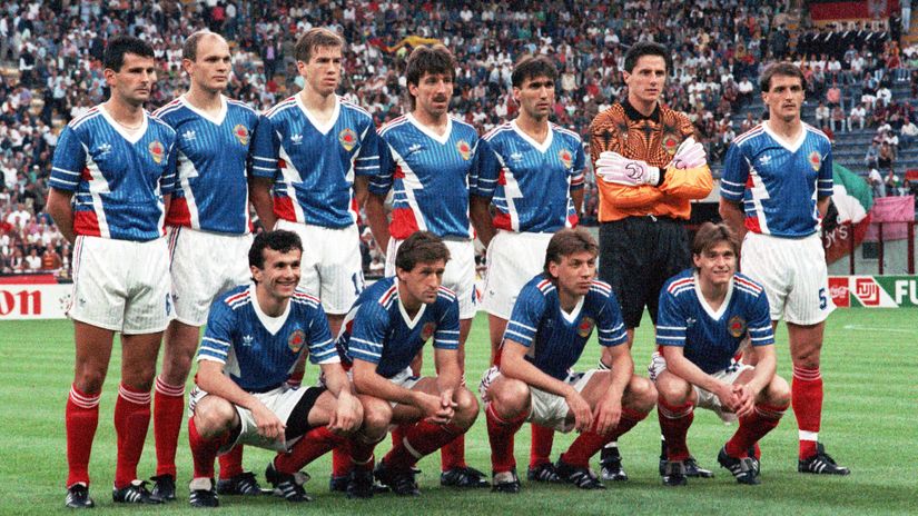 Tim SFRJ koji je igrao protiv Nemačke (©MN Press)