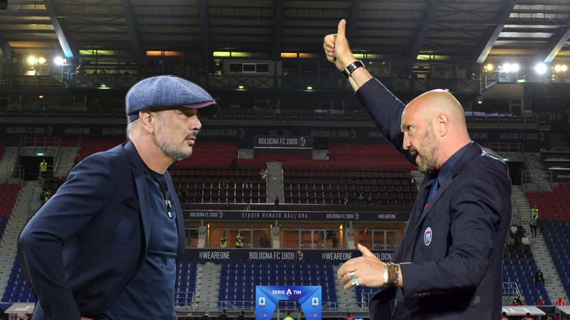 Mihajlović i Zenga (©Reuters) 