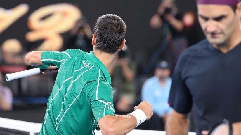 Đoković i Federer (©AFP)