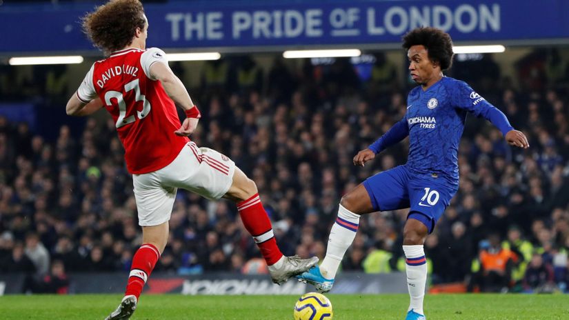 David Luiz (Arsenal) i Vilijan (Čelsi)