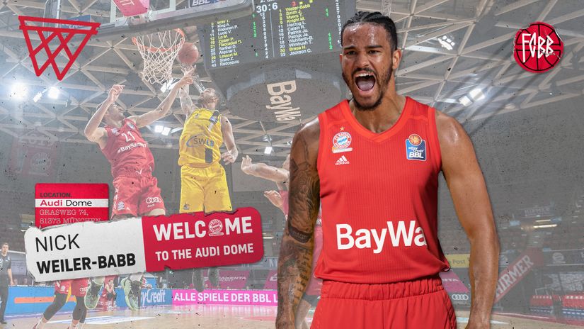 Nik Vajler-Bab (©Twitter FC Bayern Basketball)
