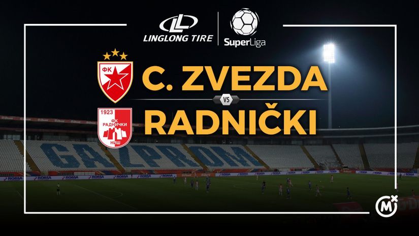 KRAJ: Crvena zvezda - Radnički Niš 2:0, Ben rešio pitanje pobednika (VIDEO)