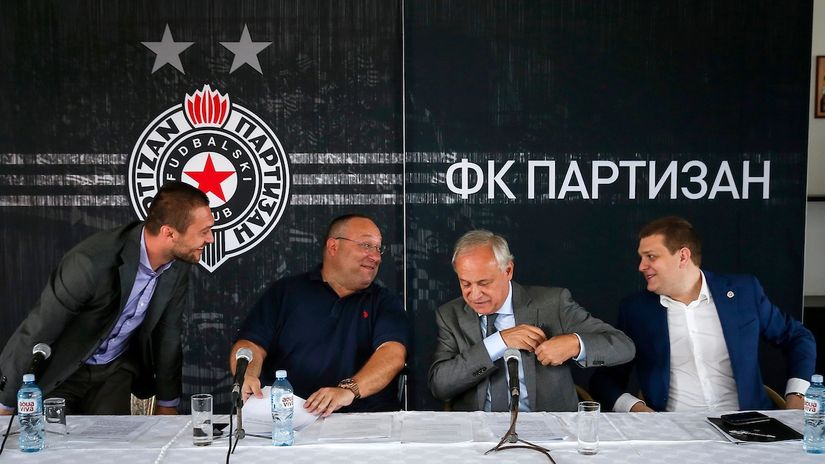 Ivica Iliev, Vladimir Vuletić, Milorad Vučelić i Miloš Vazura (© Star sport)