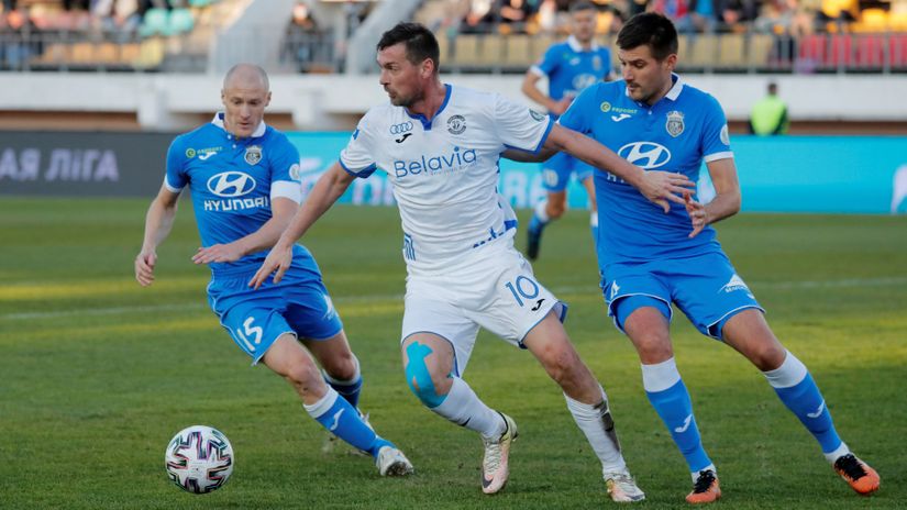 Artjom Milevski, napadač Dinamo Bresta (©Reuters)