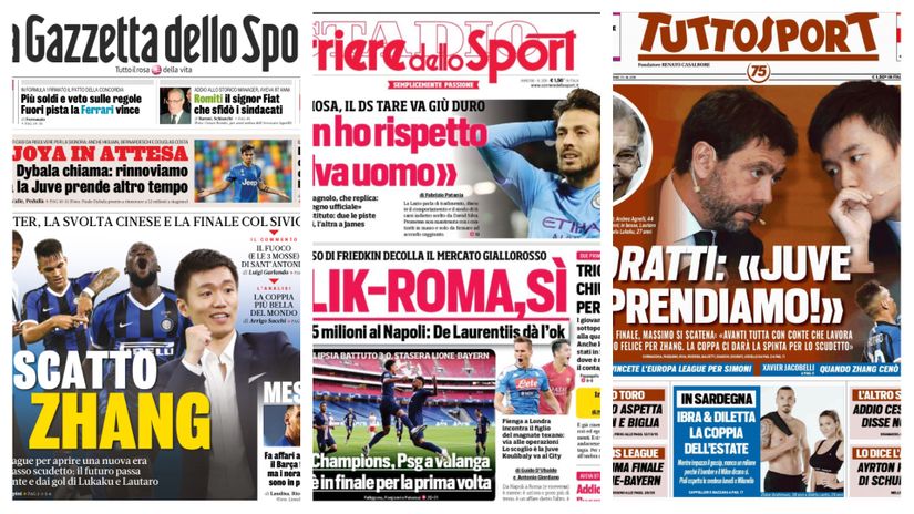 Naslovnice italijanske sportske štampe