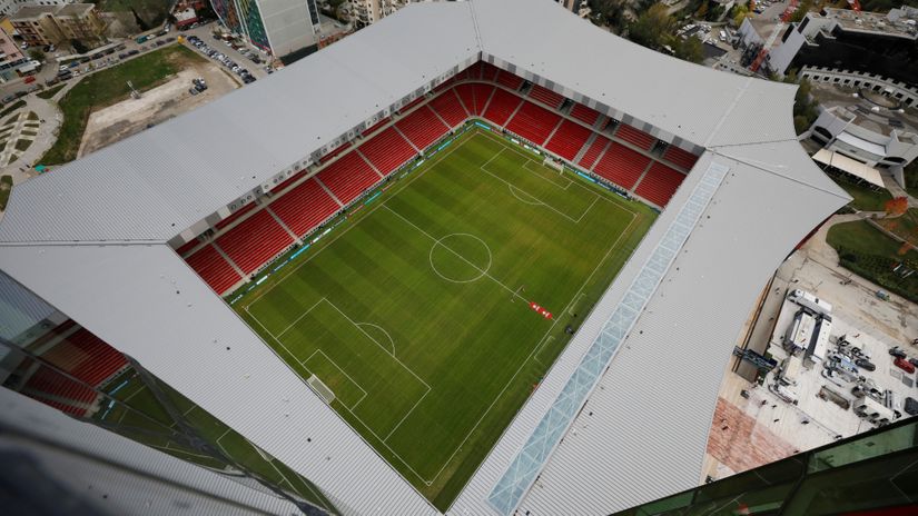 Stadion Er Albanija na kojem će gostovati Crvena zvezda 