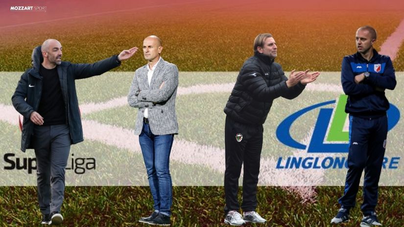 Žarko Lazetić, Aleksandar Veselinović, Bratislav Živković i Igor Bondžulić (©Star sport)