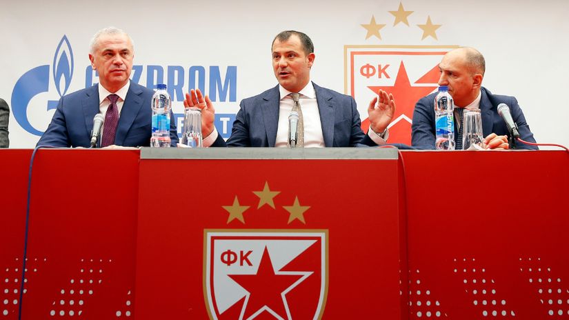 Zvezdan Terzić, Dejan Stanković i Mitar Mrkela (©Starsport)