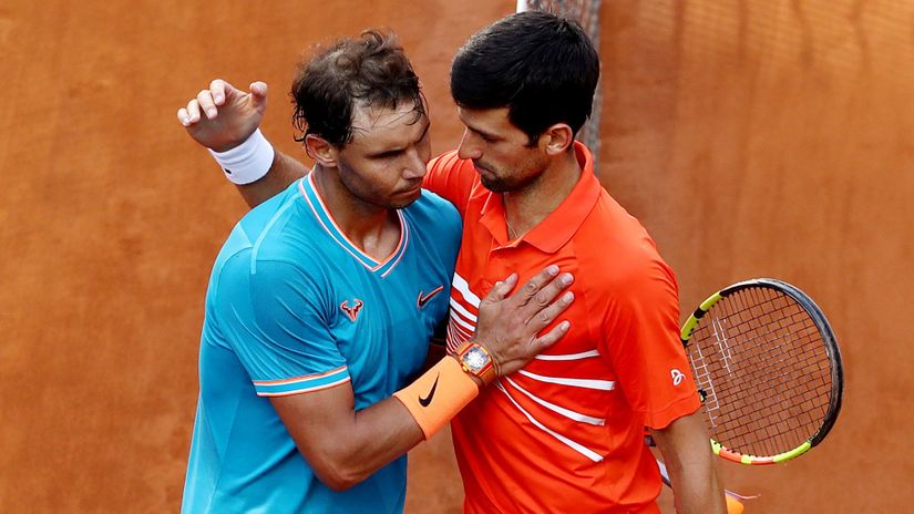 Nadal i Đoković (©Reuters)
