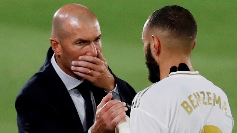 Zinedi Zidan i Karim Benzema (©Reuters)