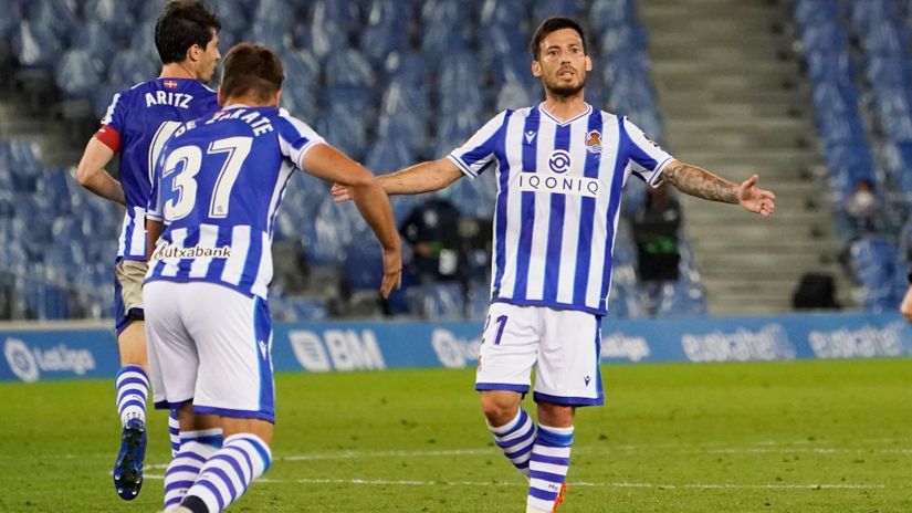 David Silva sa saigračima (©Reuters)