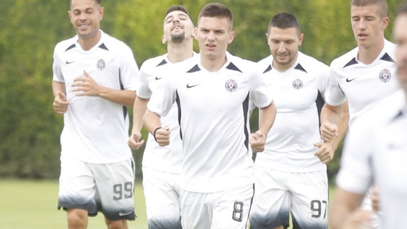 Bojat na treningu crno-belih (© FK Partizan)