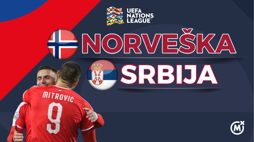 UŽIVO: Norveška – Srbija; potvrđeno da Rajković brani, Ristić debituje!