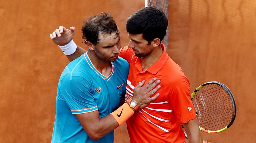 Nadal i Đoković (©Reuters)