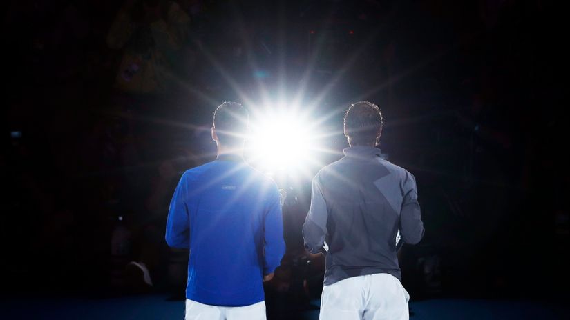 Novak Đoković i Rafa Nadal (©Reuters)