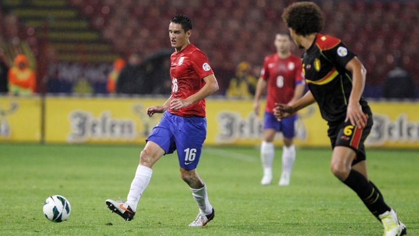 Srđan Mijailović u dresu reprezentacije Srbije (© MN Press)