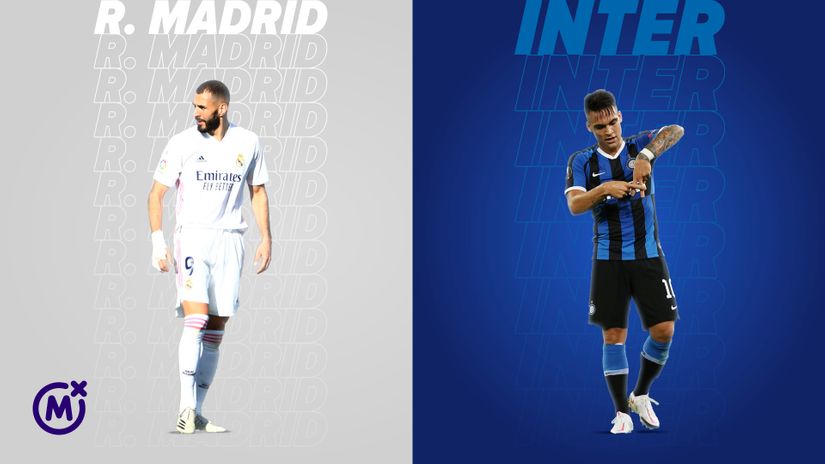 Karim Benzema i Lautaro Martinez (©MOZZART Bet)