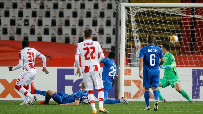 Gol El Fardua Bena (Crvena zvezda) protiv Libereca