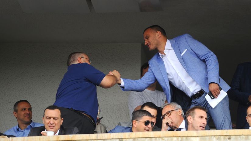 Kralj u loži Partizanovog stadiona (© MN Press)