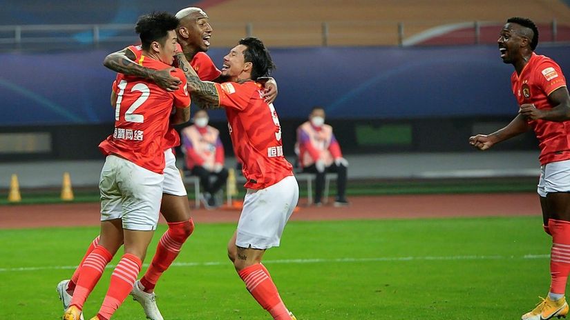 Fudbaleri Guangdžoua (©AFP)