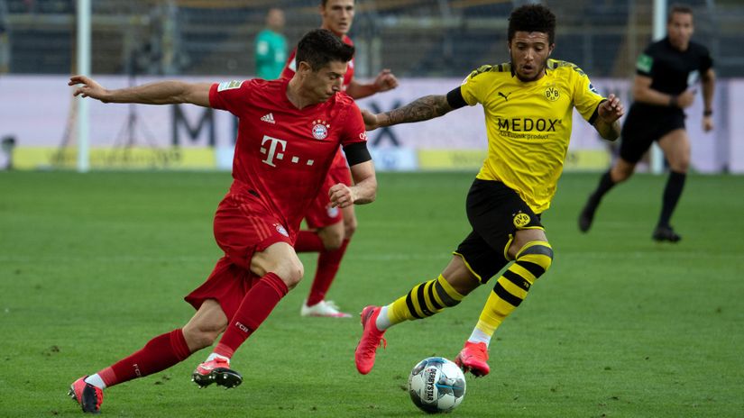 Robert Levandovski (Bajern) i Džejdon Sančo (Dortmund)