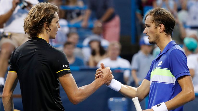 Zverev i Medvedev (©Reuters)