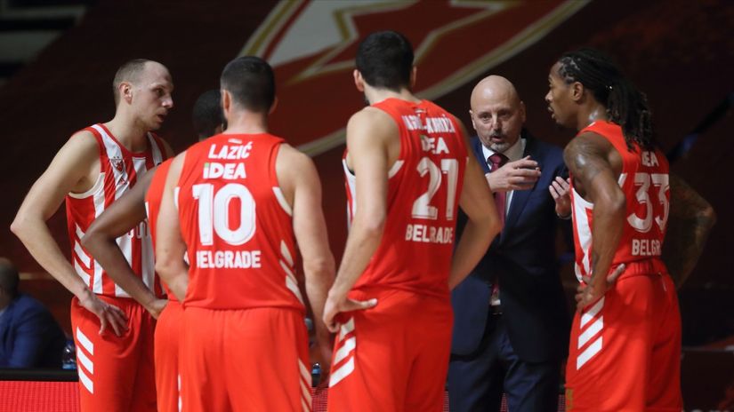 Košarkaši Crvene zvezde (©MN Press)