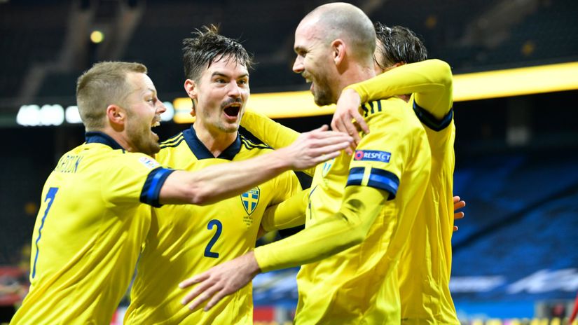 Fudbaleri Švedske (©Reuters)