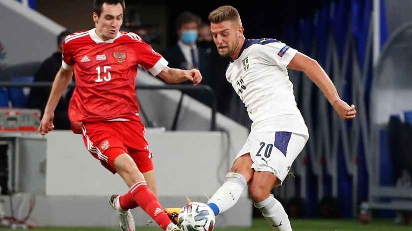 Vjačeslav Karavajev (Rusija) i Sergej Milinković Savić (Srbija)
