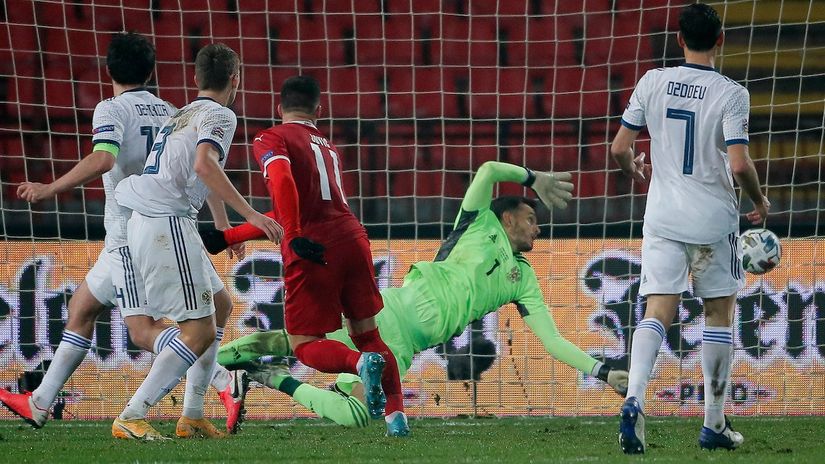 Gol Jovića protiv Rusije (©Starsport)