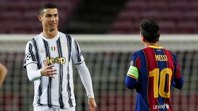 Ronaldo i Mesi (©Reuters)