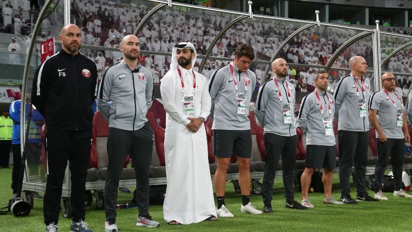 Stručni štab reprezentacije Katara (© Reuters)