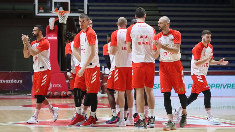 Košarkaši Crvene zvezde (©MN Press)