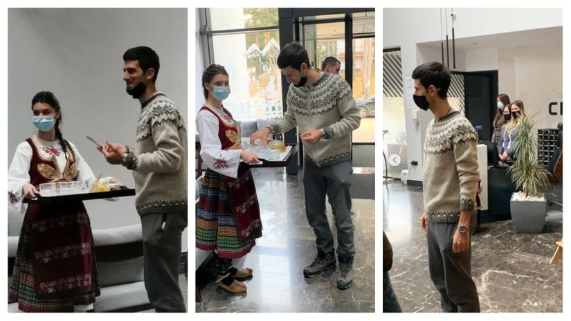Đoković u hotelu Crni vrh (©Crni vrh)