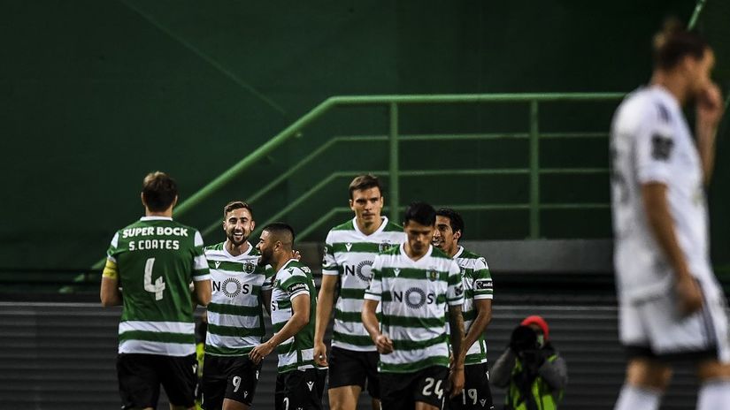 Fudbaleri Sportinga (©AFP)