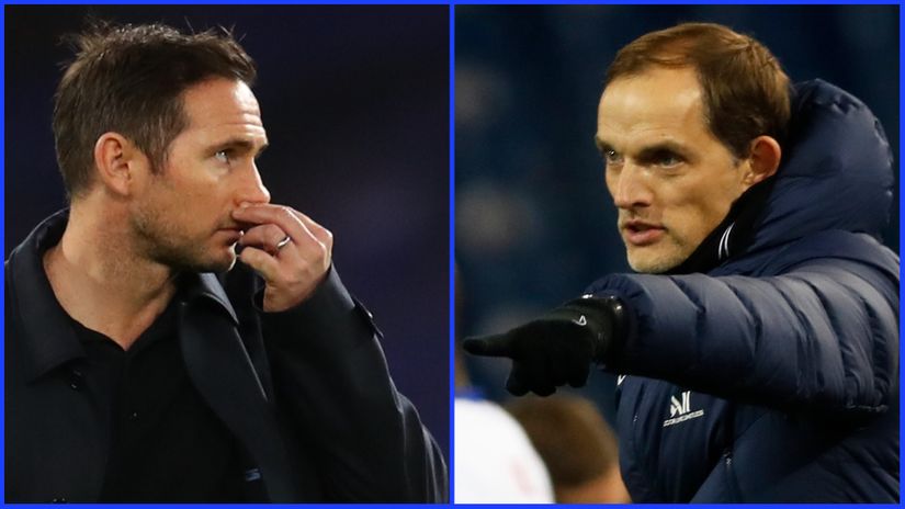 Frenk Lampard i Tomas Tuhel (©Reuters)