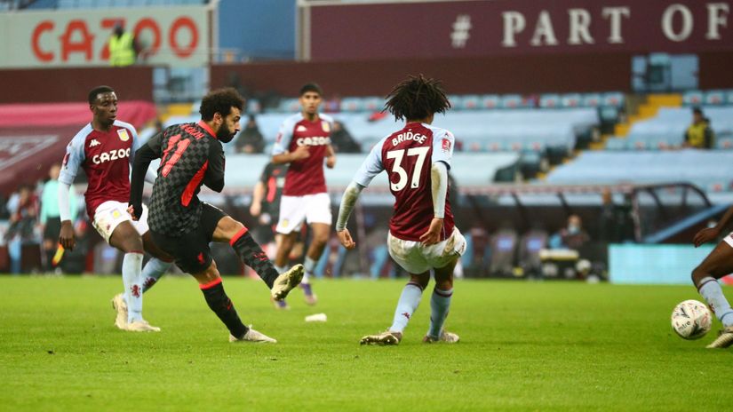 Salah postiže gol (©Reuters)