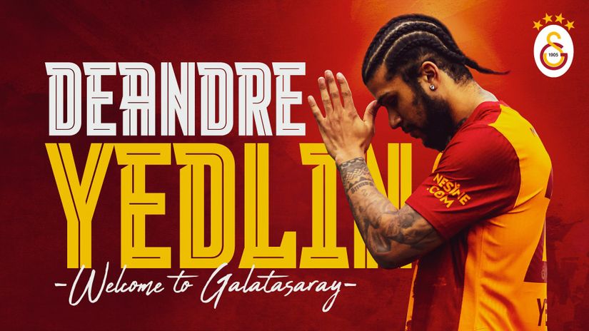 Deandre Jedlin (twitter©Galatasaray Spor Kulübü)