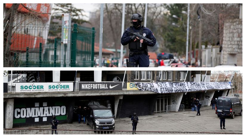 Policija u Humskoj i Ljutice Bogdana (©Starport)