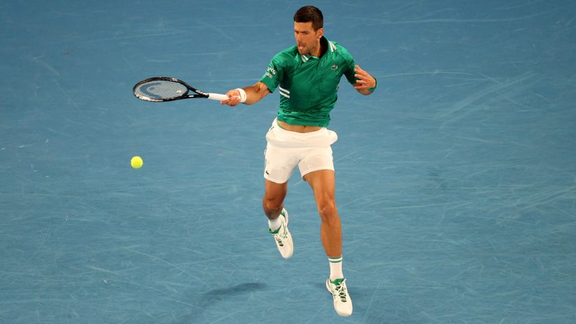 Dobra vest iz Melburna: Novak se sprema za meč sa Raonićem