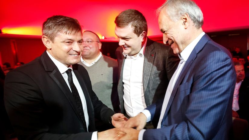 Vazura, Vučelić i Vuletić sa Stojkovićem (© Star sport)