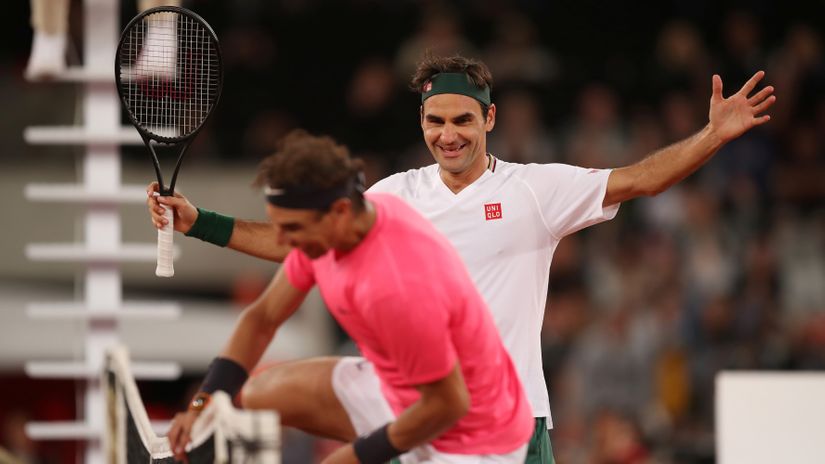 Nadal i Federer (©Reuters)