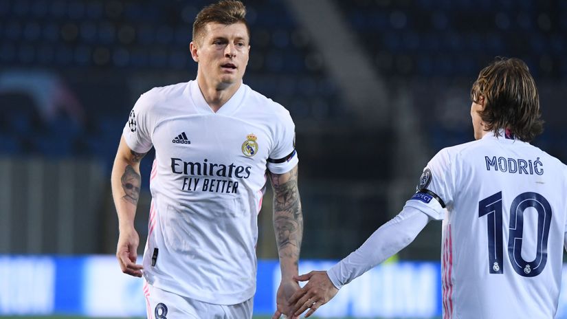 Toni Kros i Luka Modrić (©Reuters)