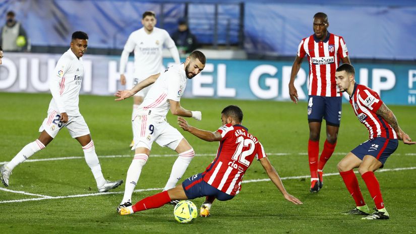 Benzema protiv Atletika u prvom derbiju sezone (© Reuters)
