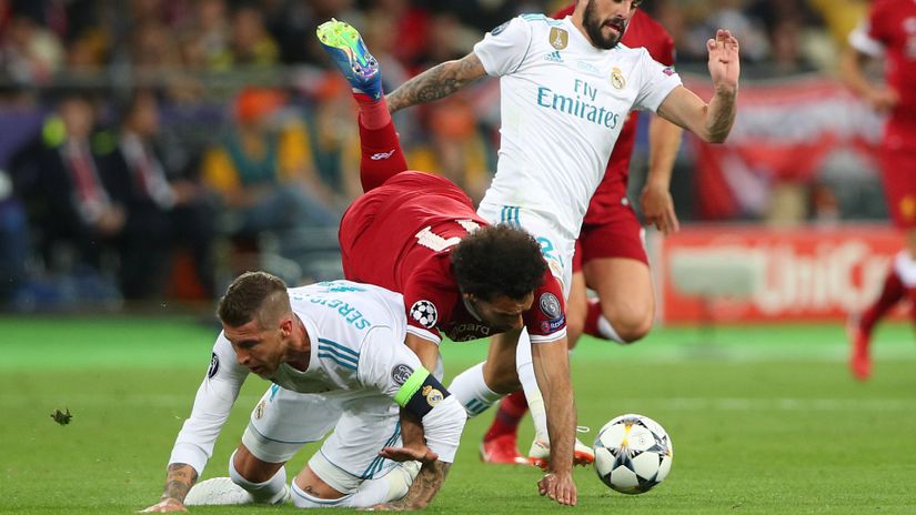 Ramos i Salah (©Reuters)