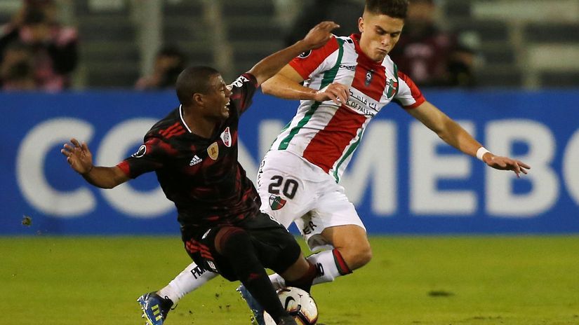 Giljermo Soto (desno), fudbaler Palestina (©Reuters)